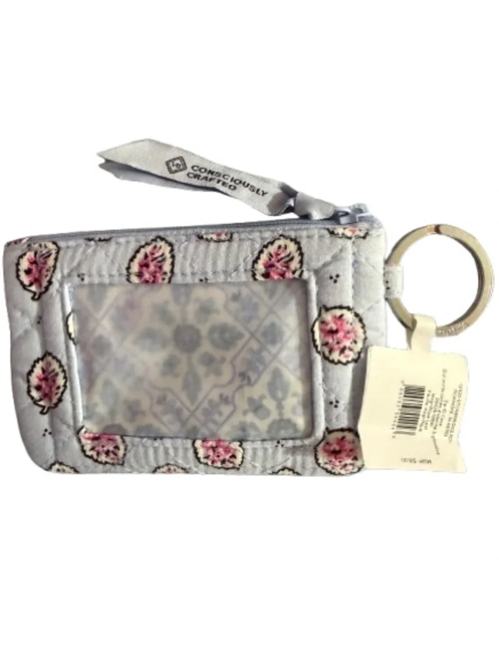 Vera Bradley”Magnifique Leaf” Quilted Zip ID Case - (Retired Pattern) NWT